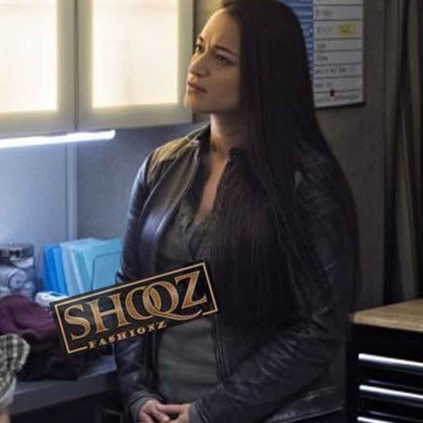 Sara Tomko Resident Alien (Asta Twelvetrees) Black Leather Jacket