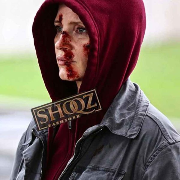 Jessica Chastain Ava Cotton Jacket