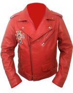 Axl Rose Red Leather Jacket