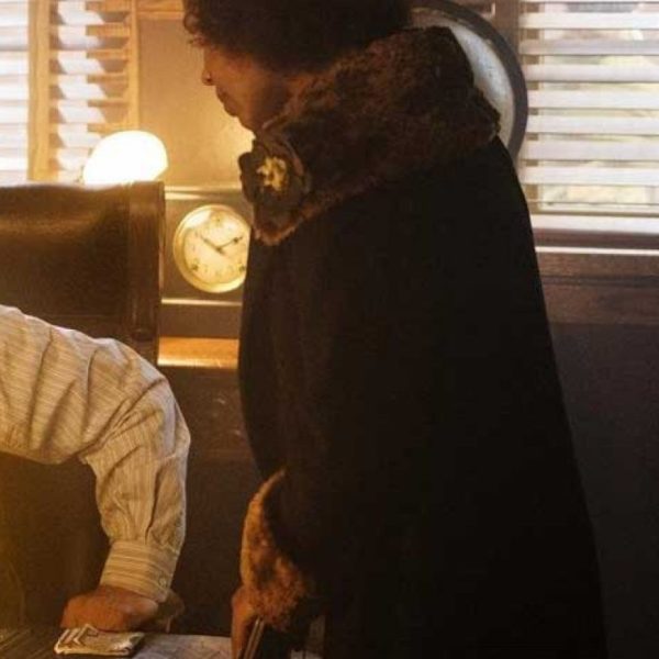 Damnation Chasten Harmon Bessie Louvin Fur Collar Coat
