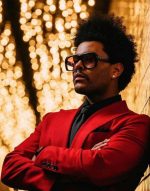 The Weeknd Blinding Lights Abel Makkonen Tesfaye Red Blazer