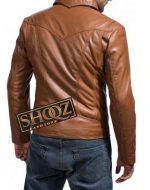 Hugh Jackman X-men Days Of Future Past Logan Brown Jacket