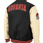 Georgia Bulldog Bomber Wool Jacket