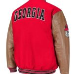 Georgia Bulldog Bomber Wool Jacket