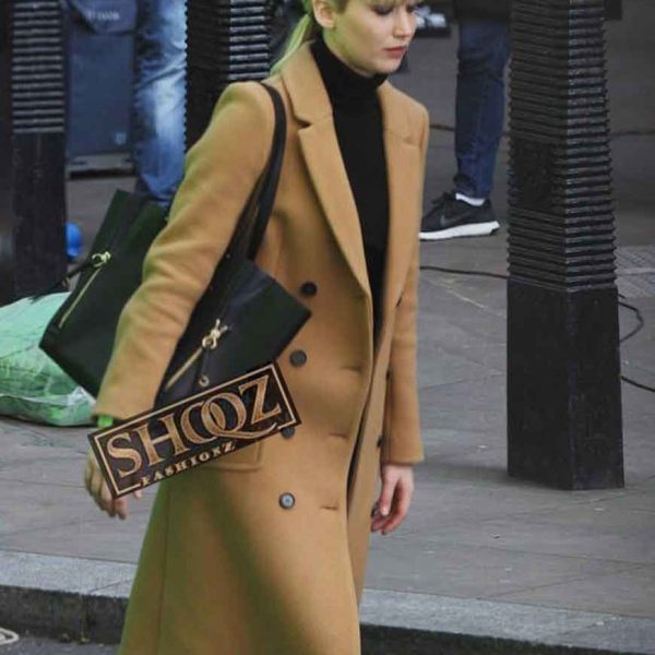 Jennifer Lawrence Red Sparrow Camel Coat