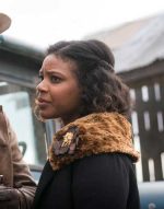Damnation Chasten Harmon Bessie Louvin Fur Collar Coat