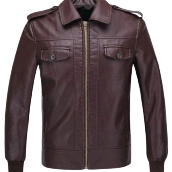 Chris Evans Captain America Avengers Brown Jacket
