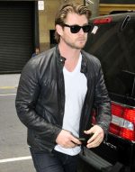 Chris Hemsworth Black Classic Leather Jacket