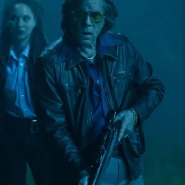 Cocaine Bear 2023 Ray Liotta (Syd) Brown Jacket