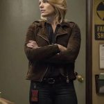Colony Kathleen Rose Perkins Biker Suede Jacket