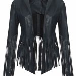 Cheryl Cole Crazy Stupid Love Fringed Leather Jacket