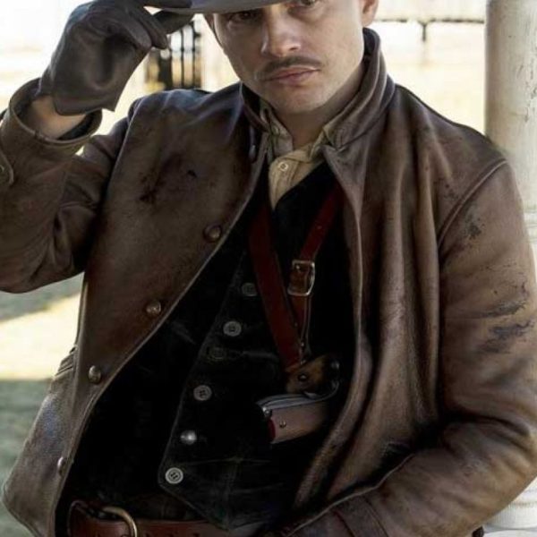Damnation Logan Marshall-Green (Creeley Turner) Distressed Leather Jacket