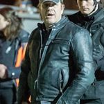 Curfew Sean Bean Black Leather Jacket