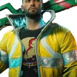 Cyberpunk 2077 Edgerunners Yellow Leather Jacket