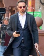 Daredevil Born Again Charlie Cox Matt Murdock Black Wool Coat