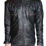David Beckham Brazil Airport Biker Jacket