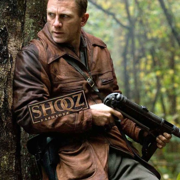 Daniel Craig Defiance Tuvia Bielski Leather Jacket