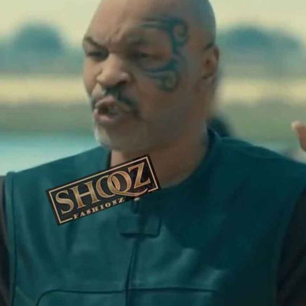 Mike Tyson Desert Strike Black Leather Vest