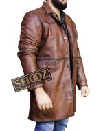 Red Notice Dwayne Johnson Distressed Jacket