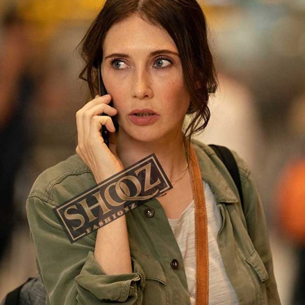 Domino Alex Boe (Carice van Houten) Green Cotton Jacket