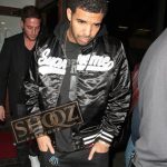 Drake Supreme Black Bomber Jacket