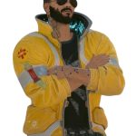 Cyberpunk 2077 Edgerunners Yellow Leather Jacket