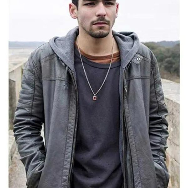 Elite (Omar Shanaa) Omar Ayuso Gray Leather Jacket