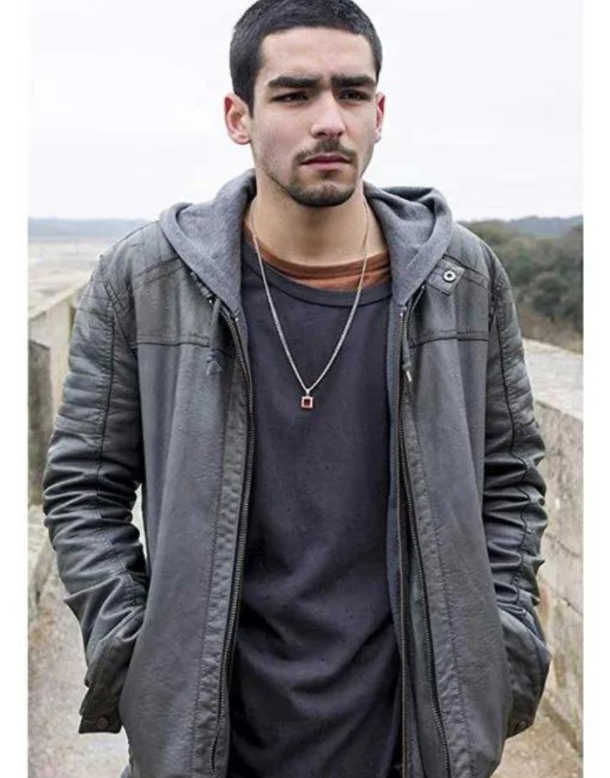 Elite (Omar Shanaa) Omar Ayuso Gray Leather Jacket 1 Elite (Omar Shanaa) Omar Ayuso Gray Leather Jacket