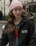 Lily Collins Emily In Paris Emily Cooper HBA Jacket