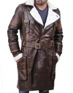Fallout 4 Brotherhood of Steel Elder Maxson Shearling Coat