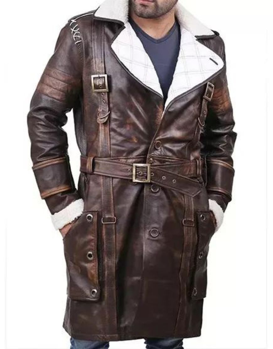 Fallout 4 Brotherhood of Steel Elder Maxson Shearling Coat 1 Fallout 4 Brotherhood of Steel Elder Maxson Shearling Coat