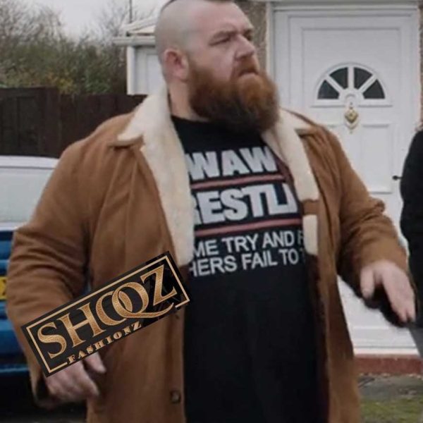Fighting With My Family Ricky Knight ( Nick Frost ) Suede Coat