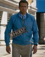 Free Guy Ryan Reynolds Blue Bomber Jacket