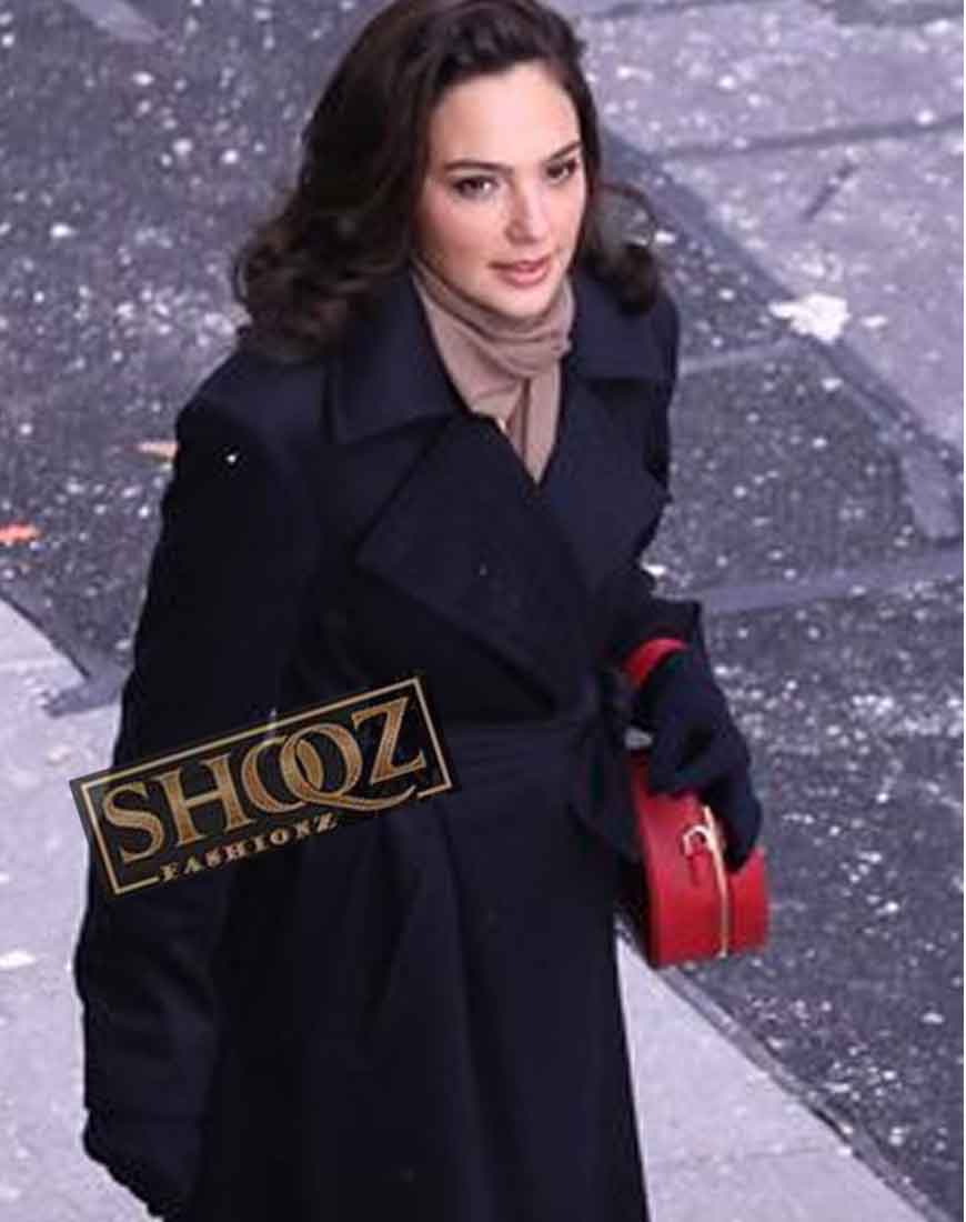 Gal Gadot Wonder Women Diana Prince Black Coat 1 Gal Gadot Wonder Women Diana Prince Black Coat