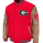 Georgia Bulldog Bomber Wool Jacket