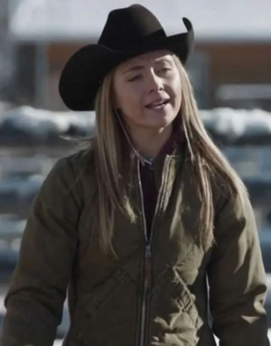 Heartland Amber Marshall Amy Fleming Quilted Jacket