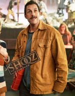 Hubie Halloween Hubie Dubois ( Adam Sandler ) Brown Jacket