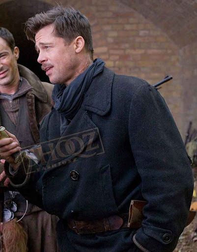 Inglourious Basterds Aldo Raine (Brad Pitt) Wool Coat