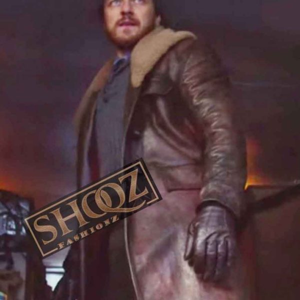 His Dark Material James McAvoy Shearling Collar Coat