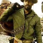 Django Unchained Jamie Foxx Suede Green Jacket