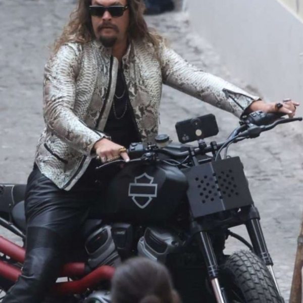 Jason Momoa Fast X 2023 (Dante) Serpent-skin Leather Jacket