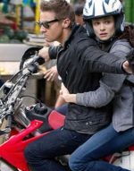 Aaron Cross Bourne Jeremy Renner Leather Jacket
