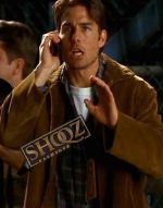 Jerry Maguire Tom Cruise Suede Leather Jacket