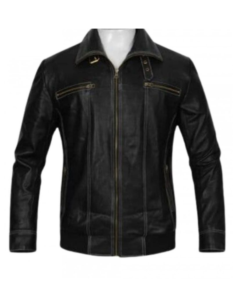 A Good Day to Die Hard John Mcclane Bruce Willis Leather Jacket