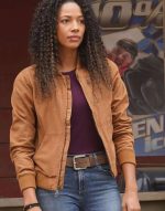Kylie Bunbury Big Sky Brown Bomber Jacket