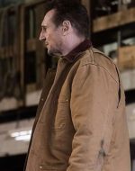 Cold Pursuit Liam Neeson Nelson Coxman Brown Cotton Jacket