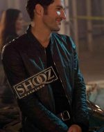 Lucifer Tom Ellis Black Leather Jacket