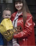 A Series Of Unfortunate Events Violet Baudelaire (Malina Weissman) Red Raincoat Jacket