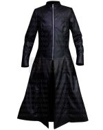 The Matrix Trinity Trench Leather Costume Coat