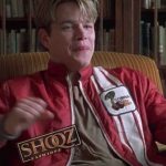 Matt Damon Good Will Hunting Cobra Cotton Jacket